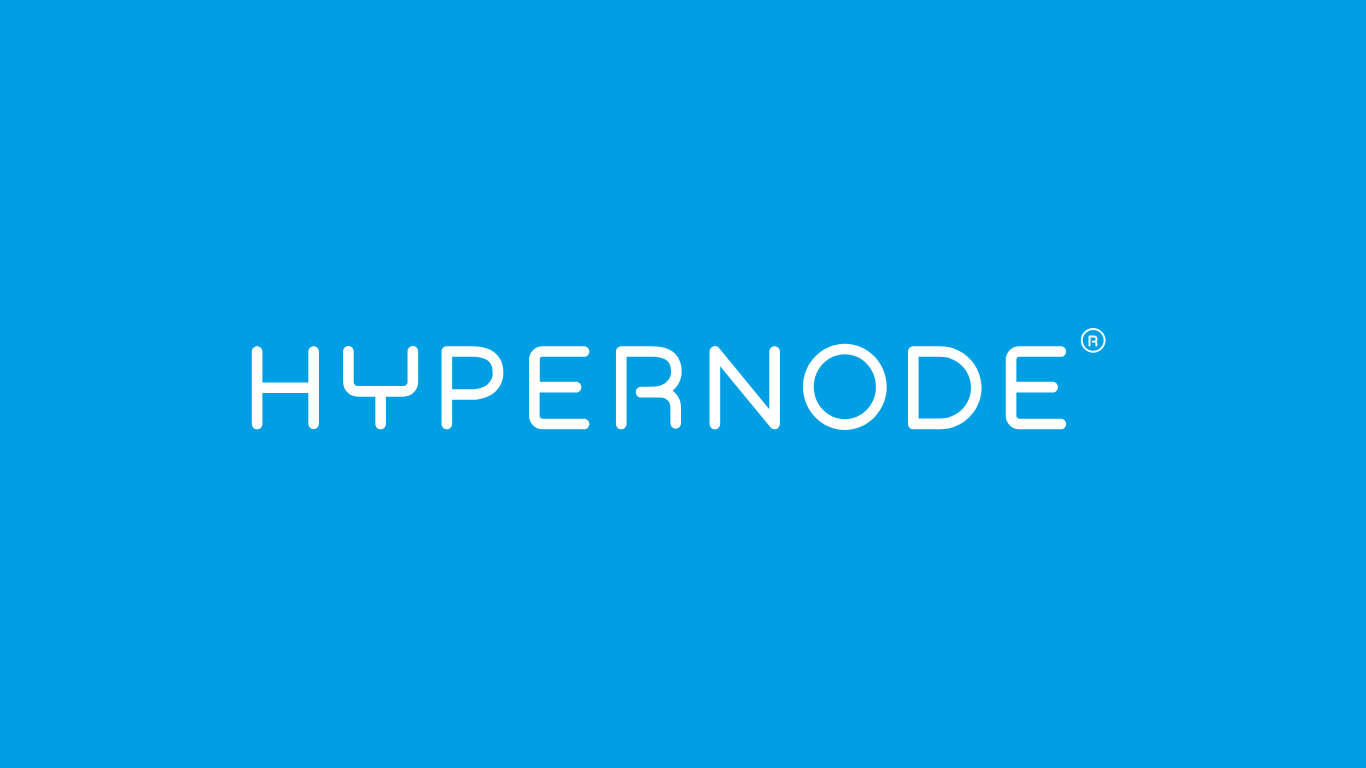Hypernode logo blue white 